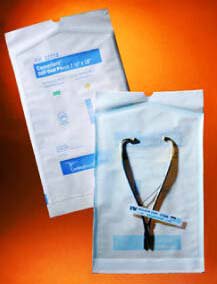 Cardinal Sterilization Pouch EO Gas / Steam 7-1/2 X 13 Inch Transparent / White Self Seal Paper / Film - 92713