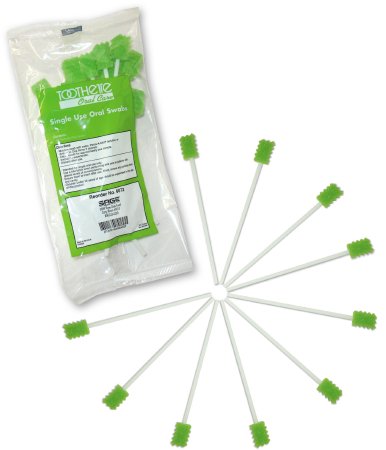 Sage Products Toothette Oral Swabstick Foam Tip Untreated - 5602UT