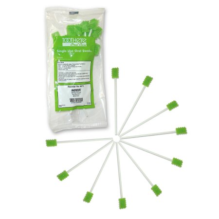 Toothette - Oral Swabstick Foam Tip Untreated - 6072