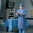 O&M Halyard Inc Protective Procedure Gown X-Large Unisex NonSterile Blue - 69028