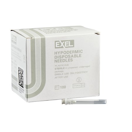 ExelInt - Hypodermic Needle EXELInt NonSafety 27 Gauge 1-1/2 Inch Length Regular Wall - 26426