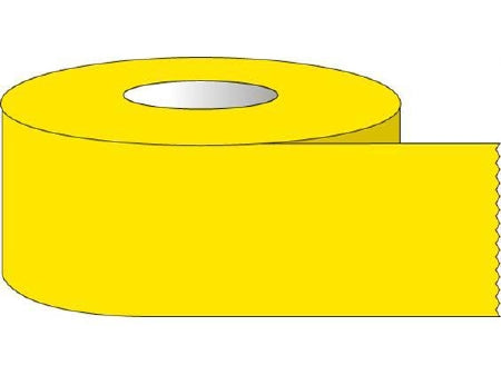Shamrock Scientific Blank Label Tape Multipurpose Label Without Legend Yellow 1/2 X 500 Inch - ST-12-2