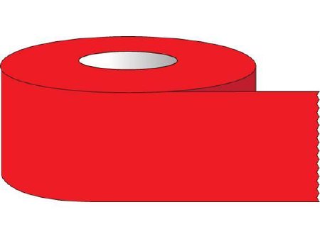 Shamrock Scientific - Blank Label Tape Multipurpose Label Red 1/2 X 500 Inch - ST-12-4