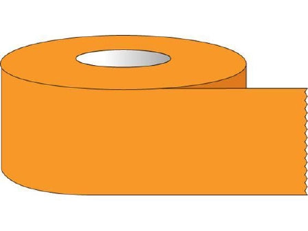 Shamrock Scientific Shamrock Blank Label Tape Multipurpose Label Without Legend Orange 1/2 X 500 Inch - ST-12-5