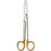 Sklar Edge - Dissecting Scissors Mayo 6-3/4 Inch Length OR Grade Stainless Steel / Tungsten Carbide NonSterile Finger Ring Handle Blunt Tip / Blunt Tip - 16-1510