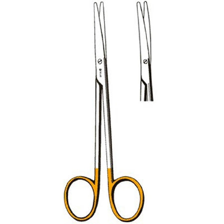 Sklar Sklar Edge Dissecting Scissors Metzenbaum 5-3/4 Inch Length OR Grade Stainless Steel / Tungsten Carbide NonSterile Finger Ring Handle Curved Blunt/Blunt - 16-1910