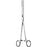Sklar Dressing Forceps Bozeman 10-1/2 Inch Surgical Grade Stainless Steel NonSterile Ratchet Lock Finger Ring Handle Straight - 90-7610
