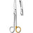 Sklar Sklarcut Dissecting Scissors Mayo 5-1/2 Inch Length OR Grade Stainless Steel NonSterile Finger Ring Handle Curved Blunt/Blunt - 15-3560