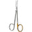 Sklarcut - Iris Scissors 4-1/2 Inch Length OR Grade Stainless Steel Finger Ring Handle Curved Sharp Tip / Sharp Tip - 15-3590