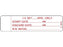 Shamrock Scientific Pre-Printed Label Instructional Label I.V. SET - _____ HRS. - ONLY / START DATE_____ HR._____ / DISCARD DATE_____ HR._____ / R.N. INITIAL__________ White 3 X 3/4 Inch - IV-3