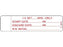 Shamrock - Pre-Printed Label Advisory Label White Paper I.V. SET – _____ HRS. – ONLY / START DATE_____ HR._____ / DISCARD DATE_____ HR._____ / R.N. INITIAL__________ Red IV Tube 3/4 X 3 Inch - IV-3