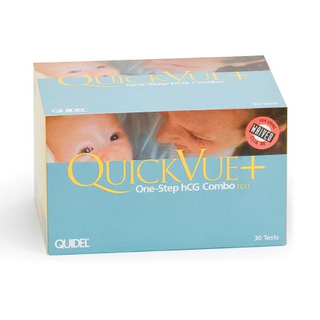 QuickVue+ One-Step hCG Combo - Rapid Test Kit Fertility Test hCG Pregnancy Test Serum / Urine Sample 90 Tests - 00179