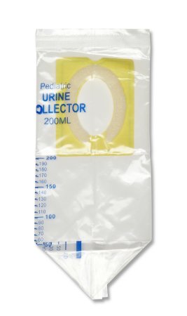 Medline - Pediatric Urine Collection Bag 150 mL (5 oz.) Adhesive Closure Sterile - MDS190510