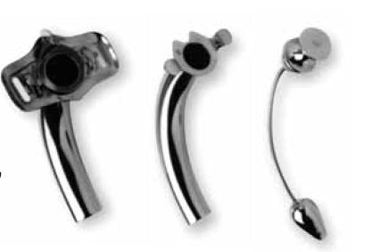 Premier Dental Products - Tracheostomy Tube Jackson Original Regular Size 6 Uncuffed - 1034316