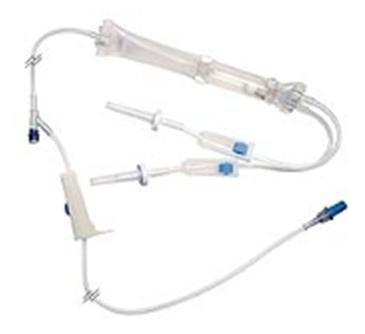 Baxter Interlink Administration Set 10 Drops / mL Drip Rate 104 Inch Tubing 1 Port - 2C6720