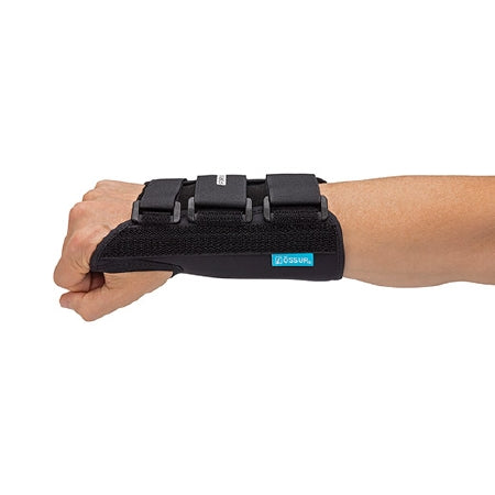 Ossur Form Fit Wrist Brace Contoured / Removable Palmar Stay Lycra Left Hand Black X-Small - 317082