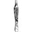 Sklar Sklar LiteGrip Tissue Forceps Adson 4-3/4 Inch Premium OR Grade Stainless Steel NonSterile NonLocking Fenestrated Thumb Handle Straight Smooth Tips w/1 X 2 Teeth - 50-3050