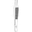 Sklar - Micro Tissue Forceps Adson 4-3/4 Inch Length Surgical Grade Stainless Steel NonSterile NonLocking Thumb Handle Straight 1 X 2 Teeth - 98-2047