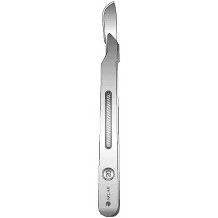 Sklar Sklar Scalpel Size 20 Stainless Steel / Plastic Flat Handle Sterile Disposable - 445749