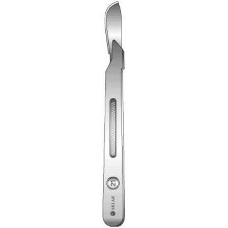 Sklar - Scalpel No. 21 Stainless Steel / Plastic Classic Grip Handle Sterile Disposable - 06-3121