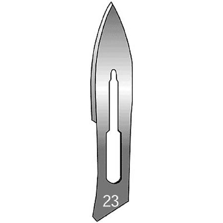 Sklar Sklar Surgical Blade Carbon Steel Size 23 Sterile Disposable - 410320
