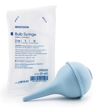 McKesson McKesson Ear / Ulcer Bulb Syringe 2 oz. Disposable Sterile Blister Pack - 25-402