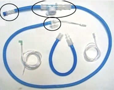 Vyaire Medical Portable Ventilator Circuit 60 Inch Tube Single Limb Pediatric - 6460-H12