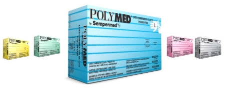 Ventyv Polymed Exam Glove X-Small NonSterile Latex Standard Cuff Length Fully Textured Ivory Not Chemo Approved - PM101
