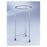 Blickman Industries Hamper Laundry Chrome Round 18" Silver Ea - 962018000