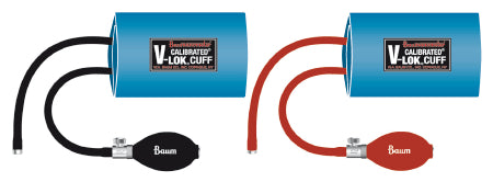 W.A. Baum Calibrated V-Lok Blood Pressure Cuff, Inflation Kit Adult Arm Medium 25 - 35 cm Polyester - 1820