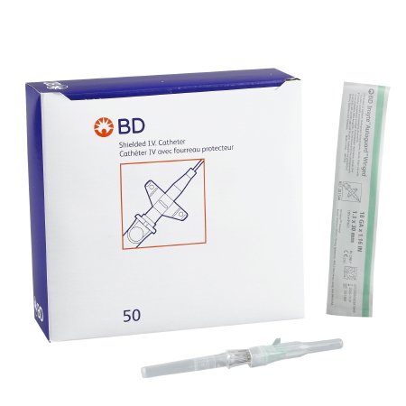 Insyte Autoguard - Peripheral IV Catheter 18 Gauge 1.16 Inch Retracting Safety Needle - 381544