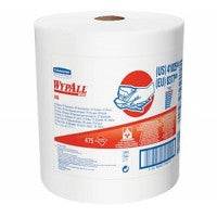 WypAll X60 - Hygienic Towel Light Duty White NonSterile Hydroknit 20 X 43-11/16 Inch Reusable - 35010