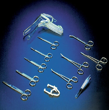Deroyal Iris Scissors  4-1/2 Inch Length Surgical Grade Stainless Steel / Plastic Sterile Finger Ring Handle Straight Sharp Tip / Sharp Tip - 31-260