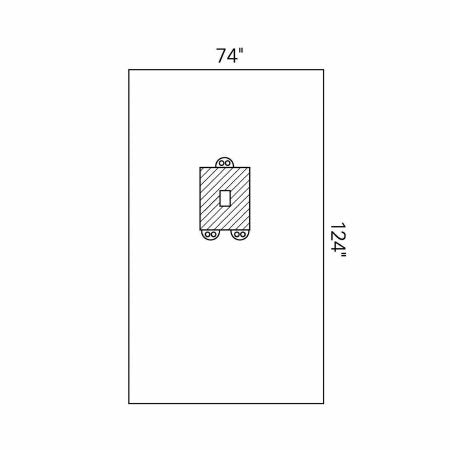 O&M Halyard - Abdominal Drape Pediatric Laparotomy Drape II 74 W X 124 L Inch Sterile - 66886