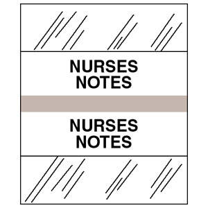 Tabbies Medical Chart Index Tabs & Divider Sheets - 1/2" H x 1-1/4" W, 100 per Pack