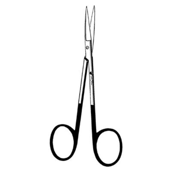 Sklar Instruments Scissors Iris Sklarhone 4-1/2" Sharp/Sharp Razor Straight Stainless Steel Ea - 15-3352