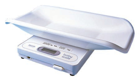 Tanita Pediatric Scale Digital Display 40 lbs. White AC Adapter / Battery Operated - 1583
