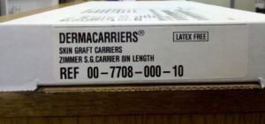 Zimmer Dermacarrier II Meshgraft Carrier 8 X 3 Inch Ratio 3:1 - 219501300