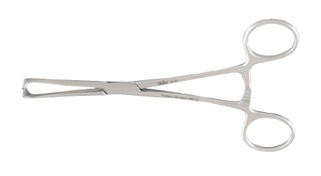 Miltex - Tissue Forceps Allis-Adair 6-1/2 Inch Length OR Grade German Stainless Steel NonSterile Ratchet Lock Finger Ring Handle Straight 9 X 10 Teeth - 16-30