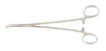 Integra Lifesciences - Forceps Jacobson 7 Inch Length Surgical Grade Stainless Steel NonSterile Ratchet Lock Finger Ring Handle Curved Serrated Tip - 17-2603