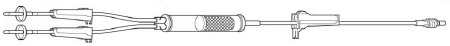 Baxter Interlink Administration Set 10 Drops / mL Drip Rate 89 Inch - 2C7627