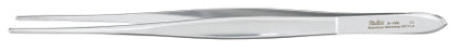 Miltex Miltex Dressing Forceps Cushing 7 Inch OR Grade Stainless Steel (German) NonSterile NonLocking Thumb Handle Straight Serrated Tip - 6-166