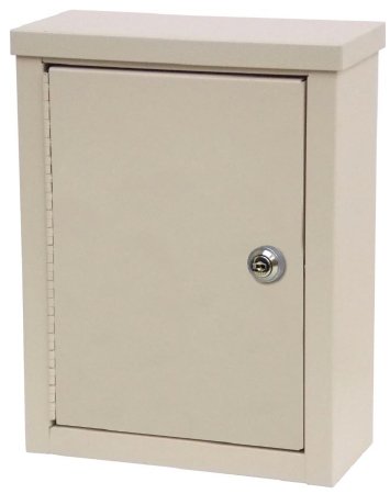 Omnimed Storage Cabinet Wall Mount Heavy Duty Steel 1 or 2 Shelf Flat Key Lock - 291609-BG