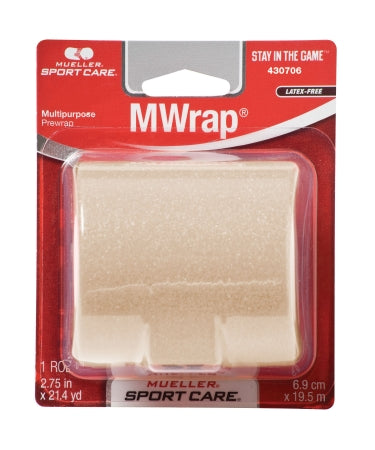 Mueller Sports Medicine MWrap Athletic Underwrap Tape Foam 2-3/4 Inch X 30 Yard Green NonSterile - 430706