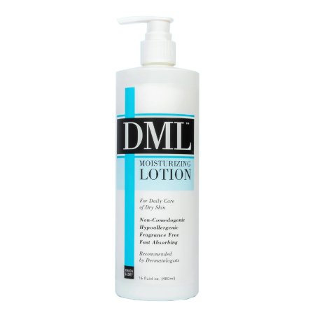 DML - Hand and Body Moisturizer 16 oz. Pump Bottle Unscented Lotion - 00096072216