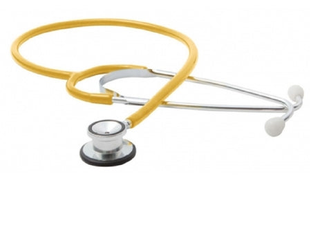 American Diagnostic Corp Proscope 675 Pediatric Stethoscope Yellow 1-Tube 21 Inch Tube Double Sided Chestpiece - 675Y