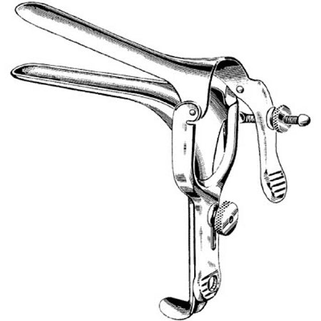 Surgi-OR - Vaginal Speculum Pederson NonSterile Mid Grade Stainless Steel Large Double Blade Duckbill Reusable Without Light Source Capability - 95-362