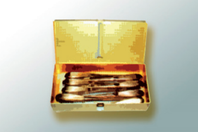 Healthmark Currettes Ortho/Neuro Box - 10" x 5" x 2" in, -  HMK-30011CU