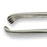 Gynex - Tenaculum Forceps Teale 25 cm Stainless Steel NonSterile Slightly Curved 3 X 4 Teeth - 3536