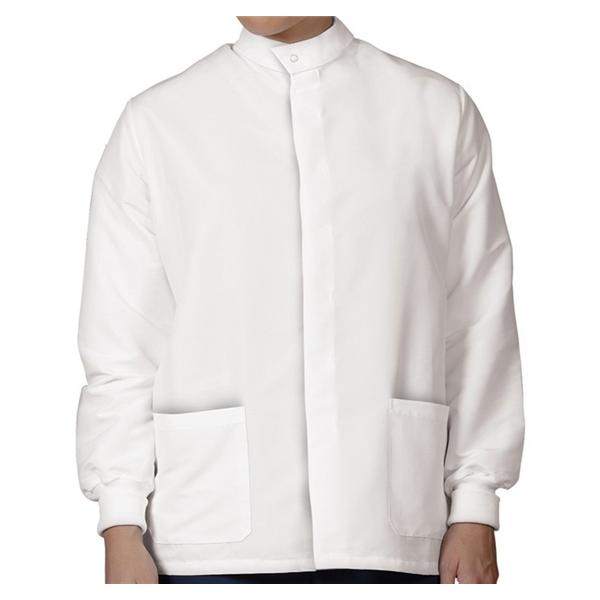 Fashion Seal Lab Coat Cotton / Polyester Blend Unisex White Large Ea - 466-L